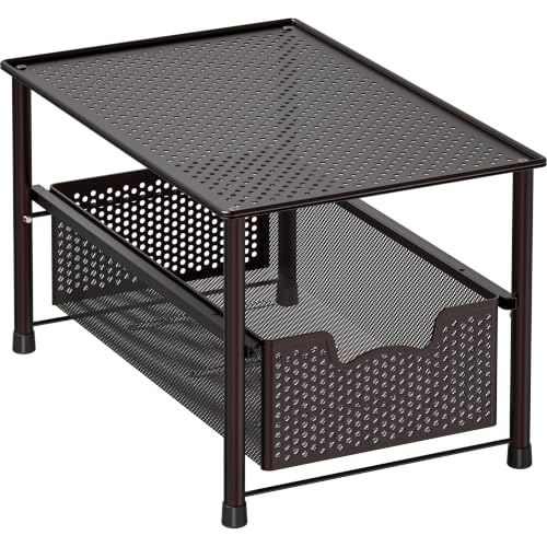 Stackable Under Sink Sliding Basket Drawer