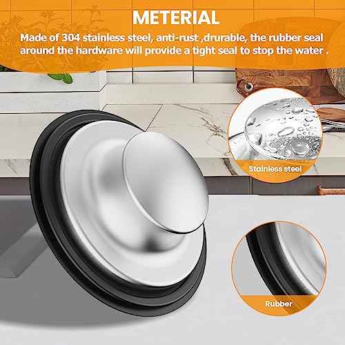 2PCS Kitchen Sink Stopper and Kitchen Sink Drain Strainer (2 Count)
