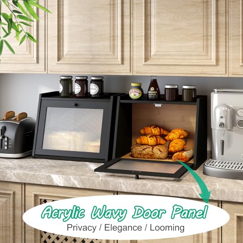 Large Bread Box for Kitchen Counter