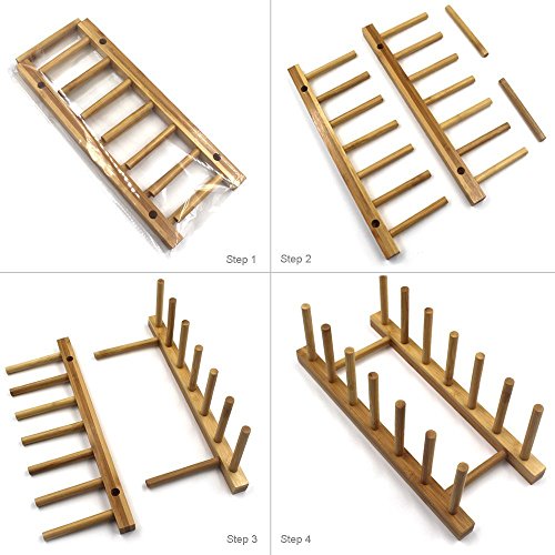 Bamboo Wooden Dish Rack