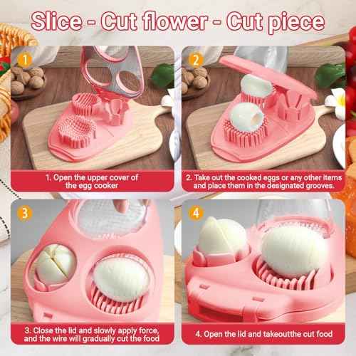 Multi Use Heavy Duty Egg Slicer 3 Modes