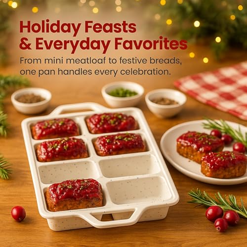 Silicone Mini Loaf Pans for Baking (2 Count)