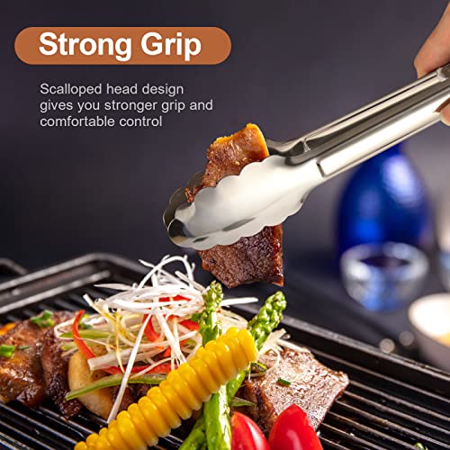 6 Pack Serving Tongs Kitchen Tongs (6 Count)