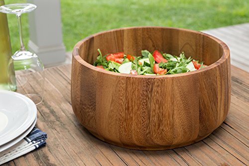 Acacia Wood Salad Bowl