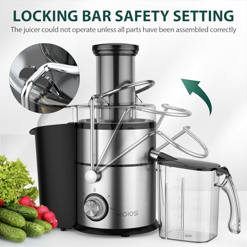 1300W Centrifugal Juicer Machine with 3" Wide Chute