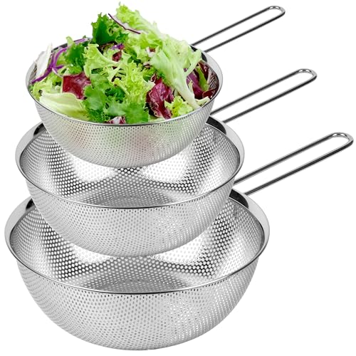 Stainless Steel Colander Set of 3