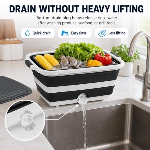 BBQ Prep Tub 30L Black XX (7.95 Count)