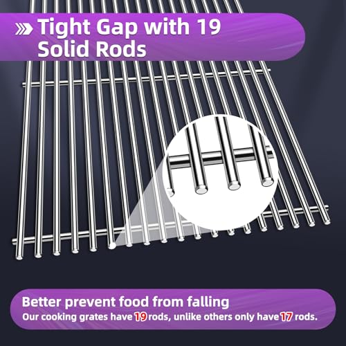 18 7 8" Stainless Steel Genesis 2 Grill Grates for Weber Genesis ii E