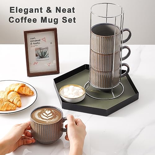 Porcealin Coffee Mugs (4 Count)