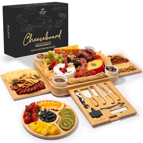 Zulay Charcuterie Board Set Extra Large