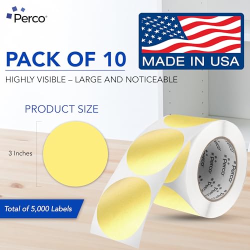 Metallic Gold Perforated Round Circle Dot Sticker 3 (10 Count)