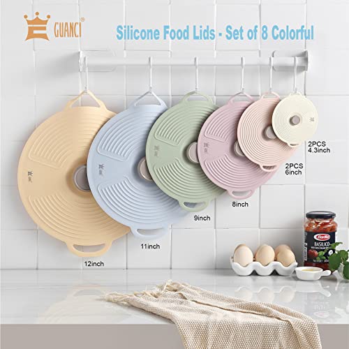 Silicone Lids for Bowl 8 Pack