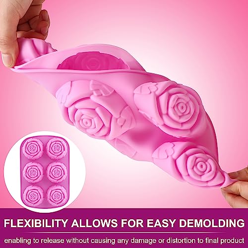 Rose Silicone Molds (2 Count)