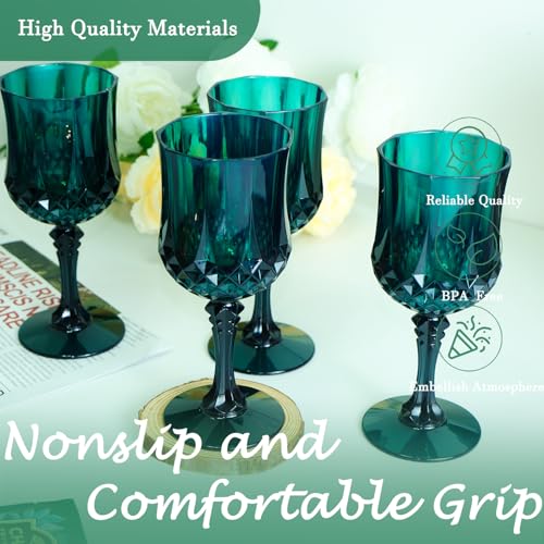 48Pack Plastic Wine Glasses (48 Count)