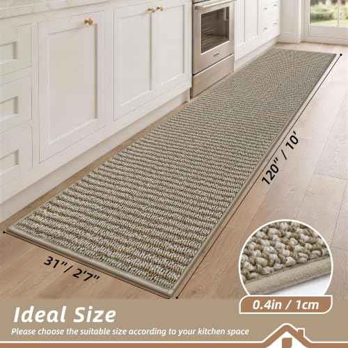 Kitchen Runner Rugs 31"x120"