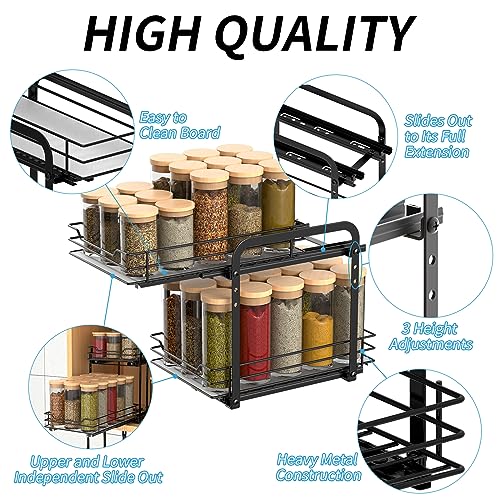 Spice Rack Pull Out Spice Racks Organizer for Cabinet