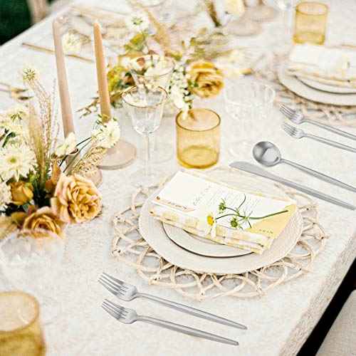 Matte Silverware Set for 12