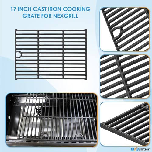 17" Griddle and Cooking Grate Kits for Nexgrill 4 Burner 720