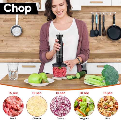 Immersion Blender Set for Kitchen