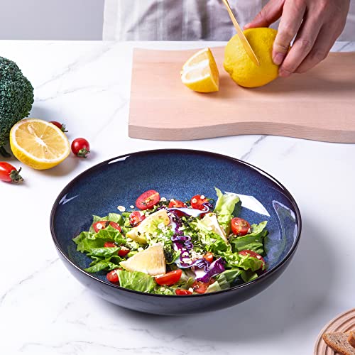 9.0" Ceramic Pasta Bowls Set of 4 (4 Count)