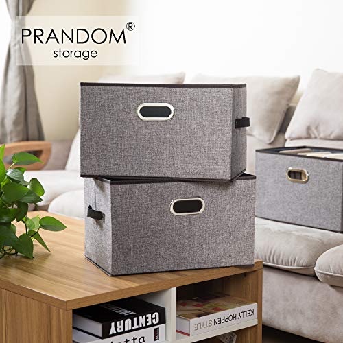 Larger Collapsible Storage Bins for Closet [5 (5 Count)