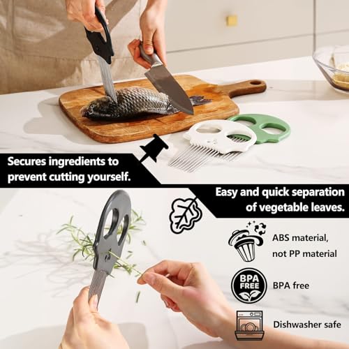 Stainless Steel Onion Cutter & Egg Slicer