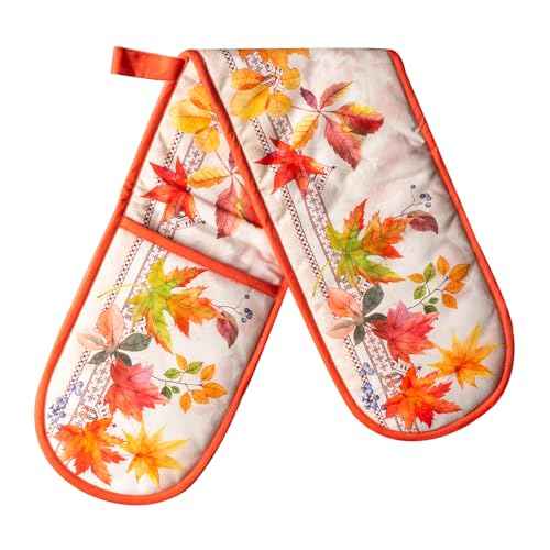 Double Oven Mitts 100% Cotton Double Oven Glove