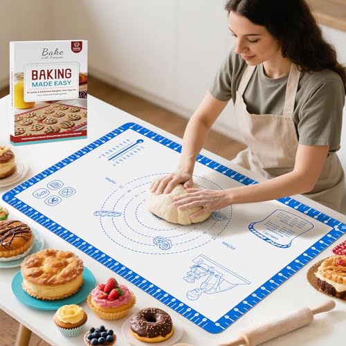 Silicone Baking Mat with 10 Useful Recipes