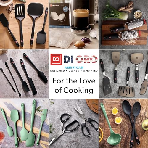 DI ORO Silicone Cooking Spoons (2 Count)