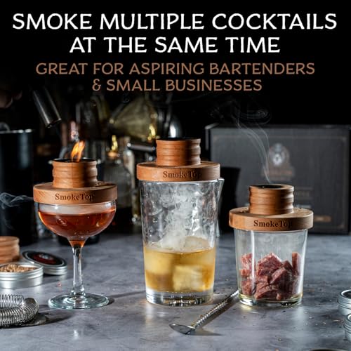 SmokeTop® 5 Pack Cocktail Smoker Kit for Food & Drinks