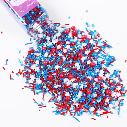 Patriotic Sprinkles for Baking (4.23 Ounce)