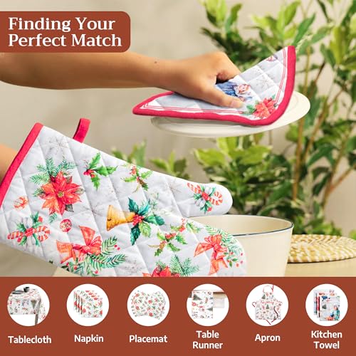 100% Cotton Oven Mitt & Pot Holder Set (2 Count)