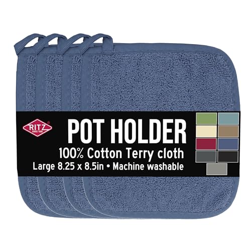 Terry Potholder & Hot Pad (4 Count)