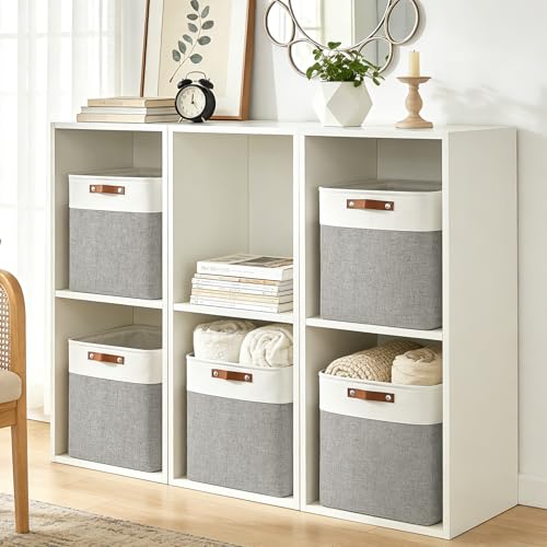 Large Fabric Storage Baskets (3 Count)