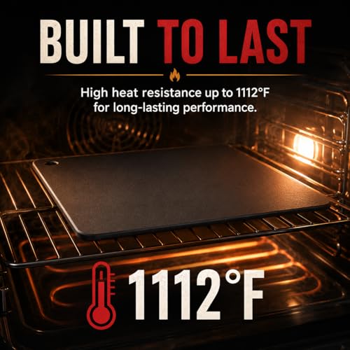 13"x13" Square Pizza Stone Baking Steel for Oven and BBQ Grill