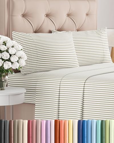 Cal King Size 4 Piece Sheet Set