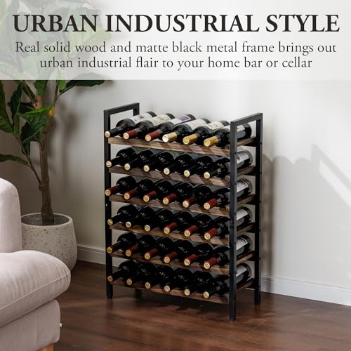 Wine Rack Freestanding Floor Stand (6 Count)