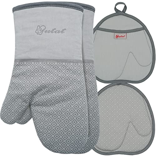 Oven Mitts Oven Mitts and Pot Holders Sets Made of Non (4 Count)