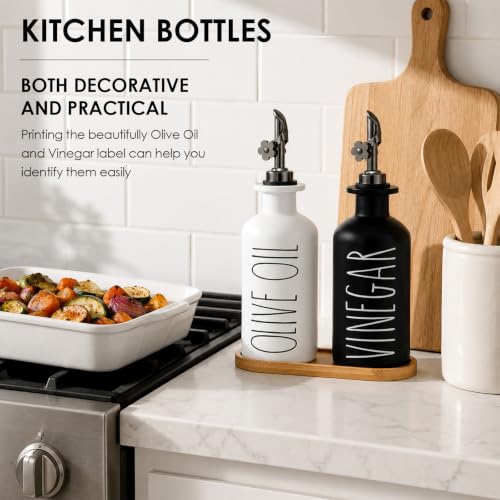 Premium Olive Oil Dispenser for Kitchen (2 Count)