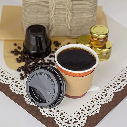 10oz - 1,000ct Coffee Cups, Paper Hot Cups, 90mm Diameter (1000 Count)