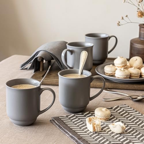 over&back Rim Stoneware Coffee Mugs