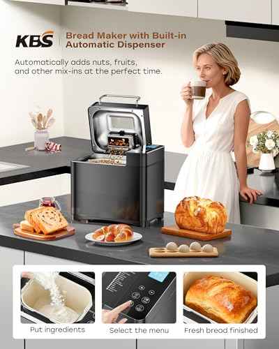710W 2LB Bread Maker Dual Heaters