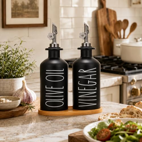 Premium Olive Oil Dispenser for Kitchen (2 Count)