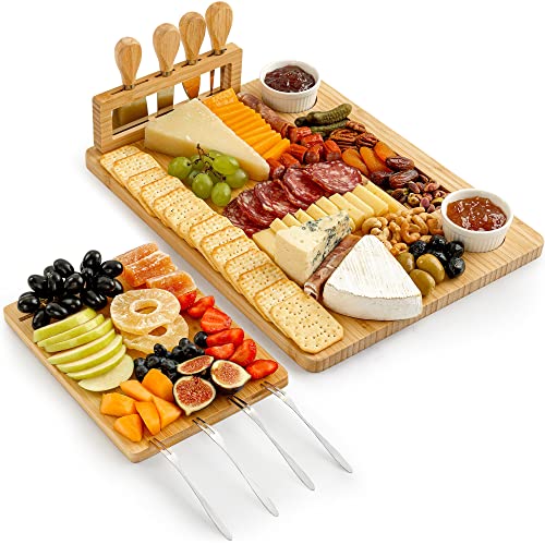 Zulay Charcuterie Board Set Large (24 Count)