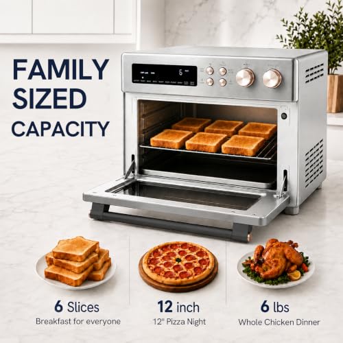 Infrared Heating 26.3 QT Air Fryer Toaster Oven