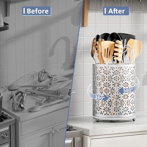 360° Rotating Utensil Holder