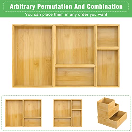 Bamboo Bathroom Drawer Organizer Dividers