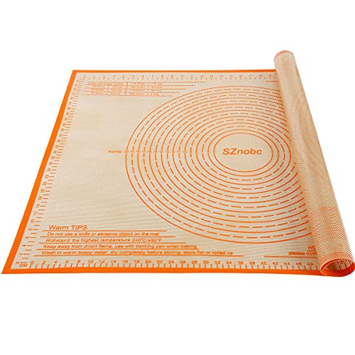 Silicone Pastry Mat 34X26 inch Baking Mat for Rolling Dough
