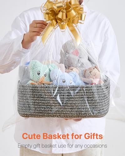Small Woven Storage Basket for Organizing (3 Count)
