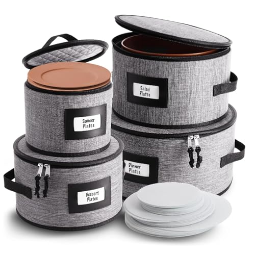 4 Piece Dish Storage Containers